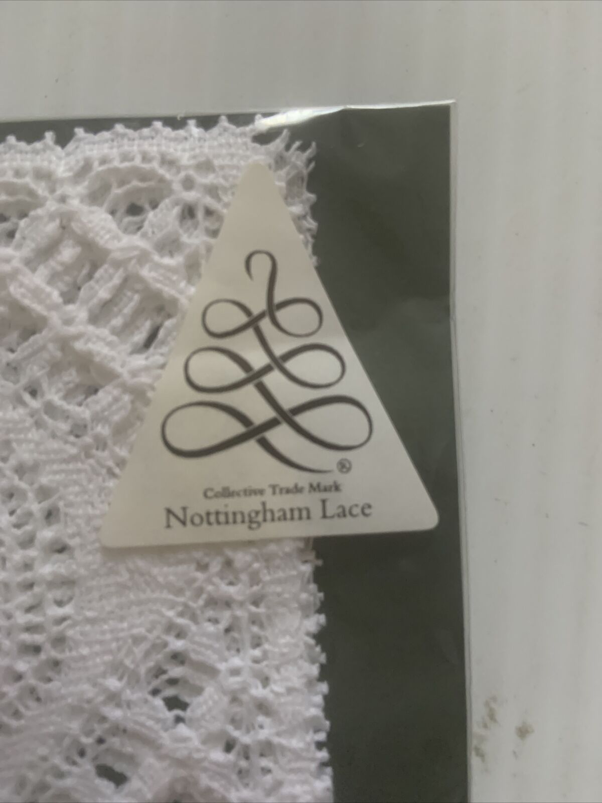 Vintage NOTTINGHAM LACE 4 Coasters Set Wetherall Lace Sealed England Genuine NEW
