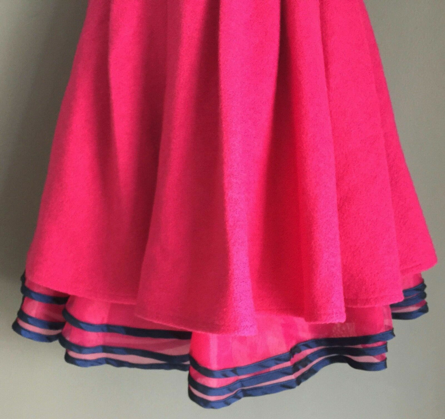 CEICEI Party Dress Hot Pink & Navy Girls Formal Frock Girls Size 3 - 4 NEW