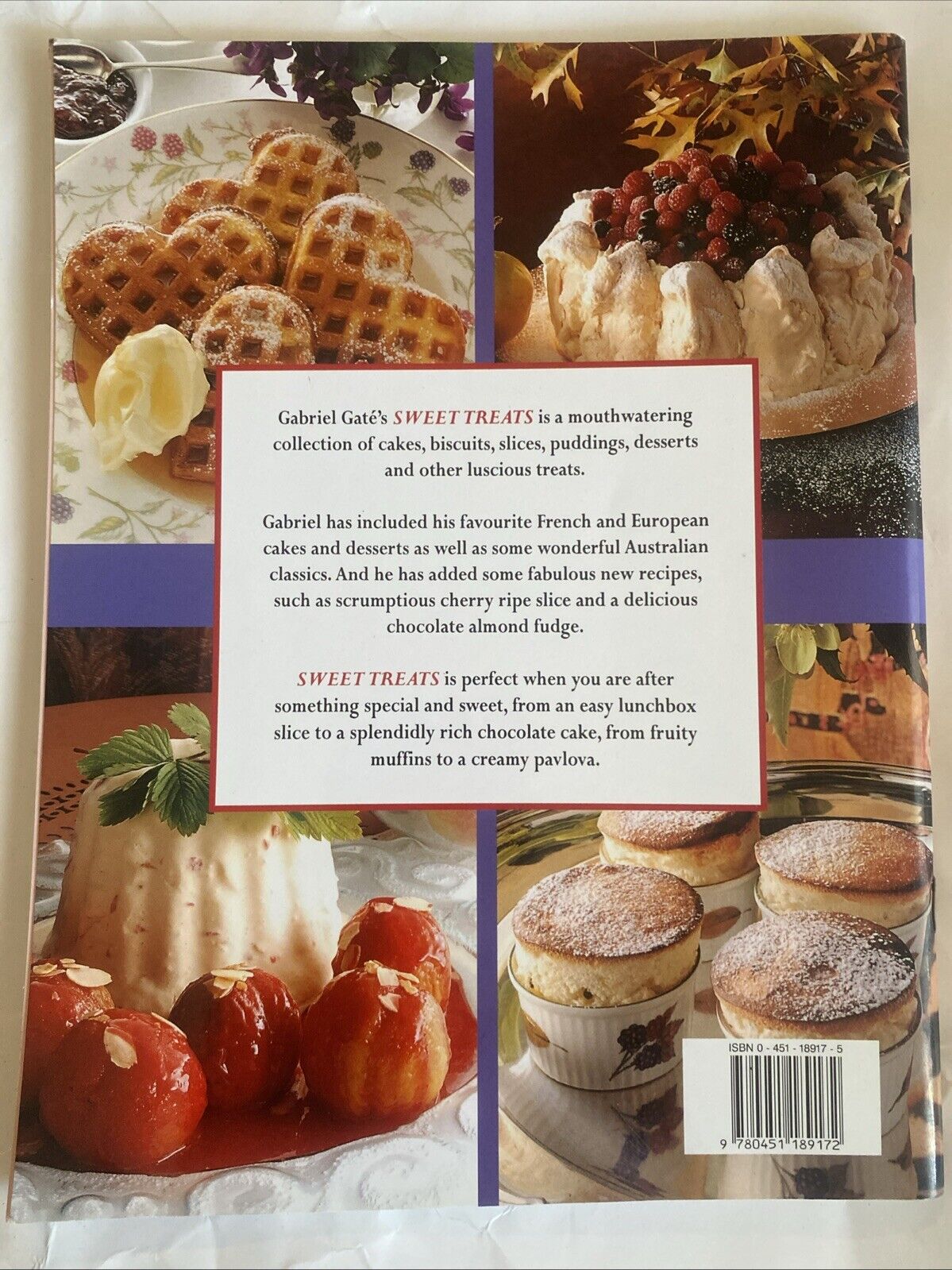 Bundle 3x Gabriel Gate's Cookbooks Sweet Treats Bookazine GOOD FOOD FAST 1991 97