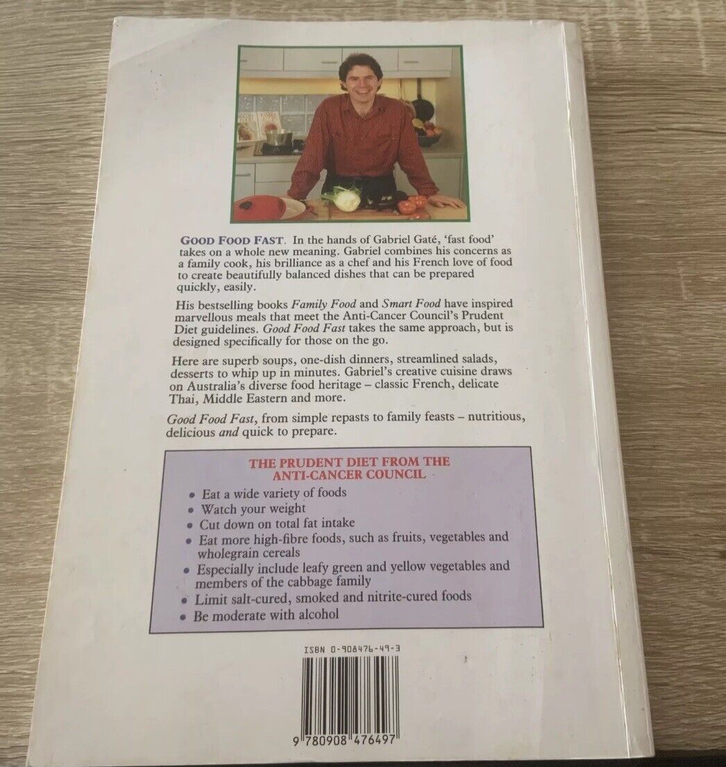 Bundle 3x Gabriel Gate's Cookbooks Sweet Treats Bookazine GOOD FOOD FAST 1991 97