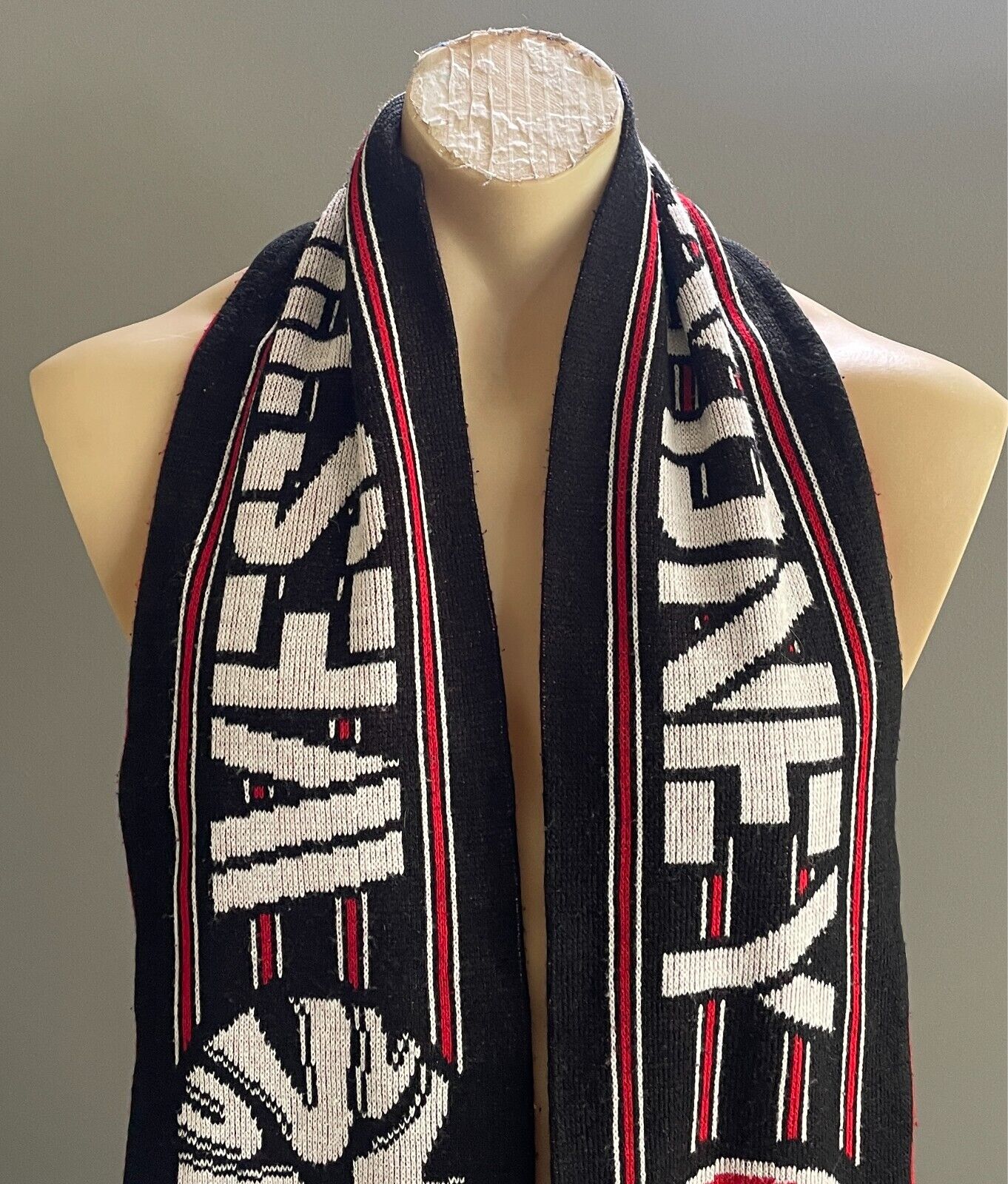 Fan Scarf WESTERN SYDNEY WANDERERS FC Knit Fringed Rectangle Football Soccer