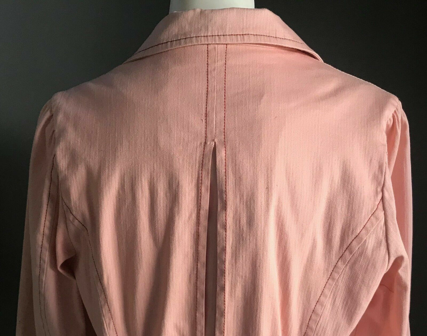 JACKET Blazer Light Peach Colour Pulled in Back at Waist Girls Size 10 -  12