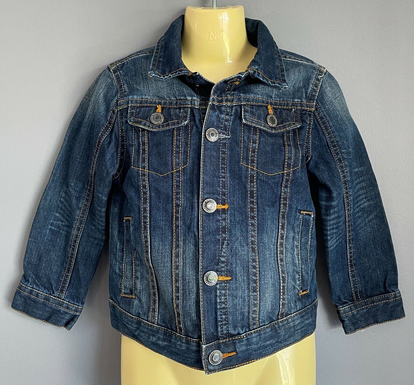 ZARA KIDS Blue Denim Jacket Size 3 - 4  To Fit Height 104cm NEW