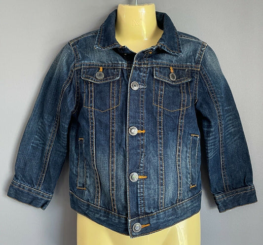 ZARA KIDS Blue Denim Jacket Size 3 - 4  To Fit Height 104cm NEW