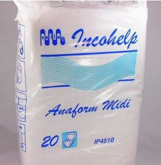 ANAFORM Incontinence Unisex Midi Disposable 20 Insert Pads Sealed NEW