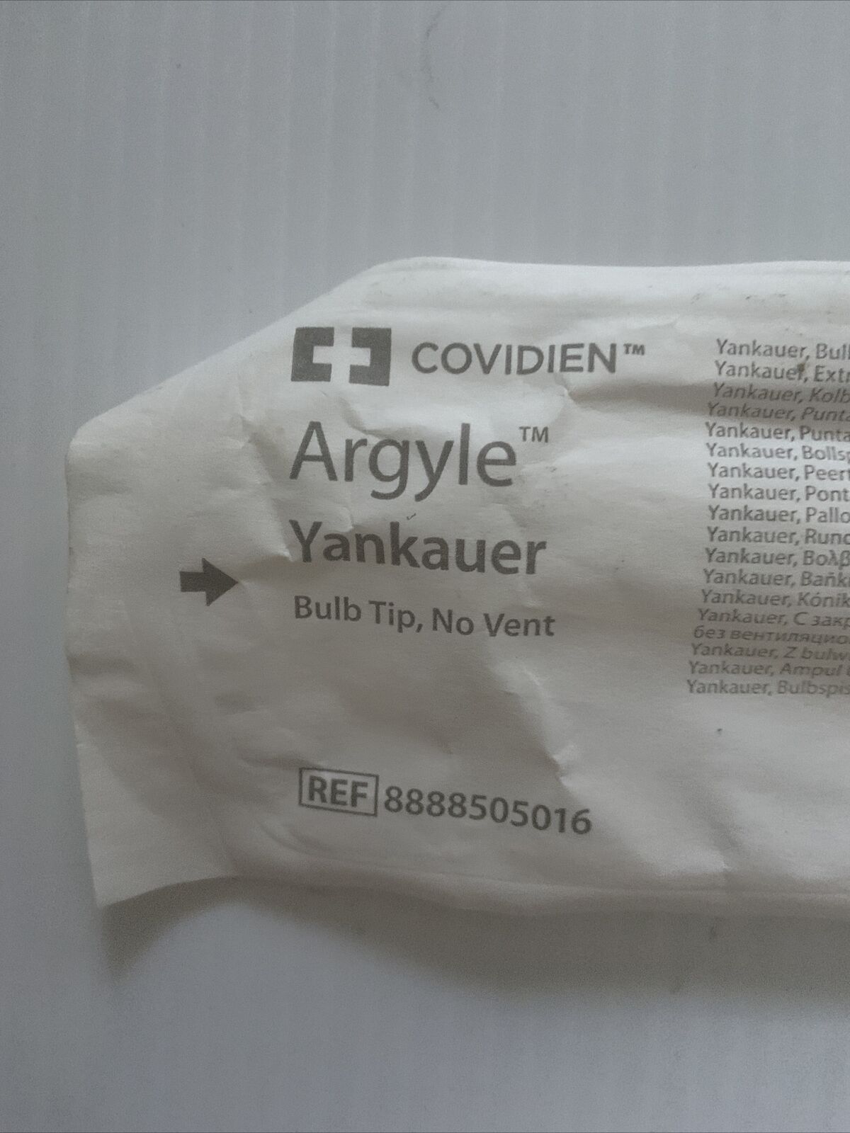 COVIDIEN Argyle Yankauer Bulb Tip No Vent#8888505016 Sterile Exp 2025 Sealed NEW
