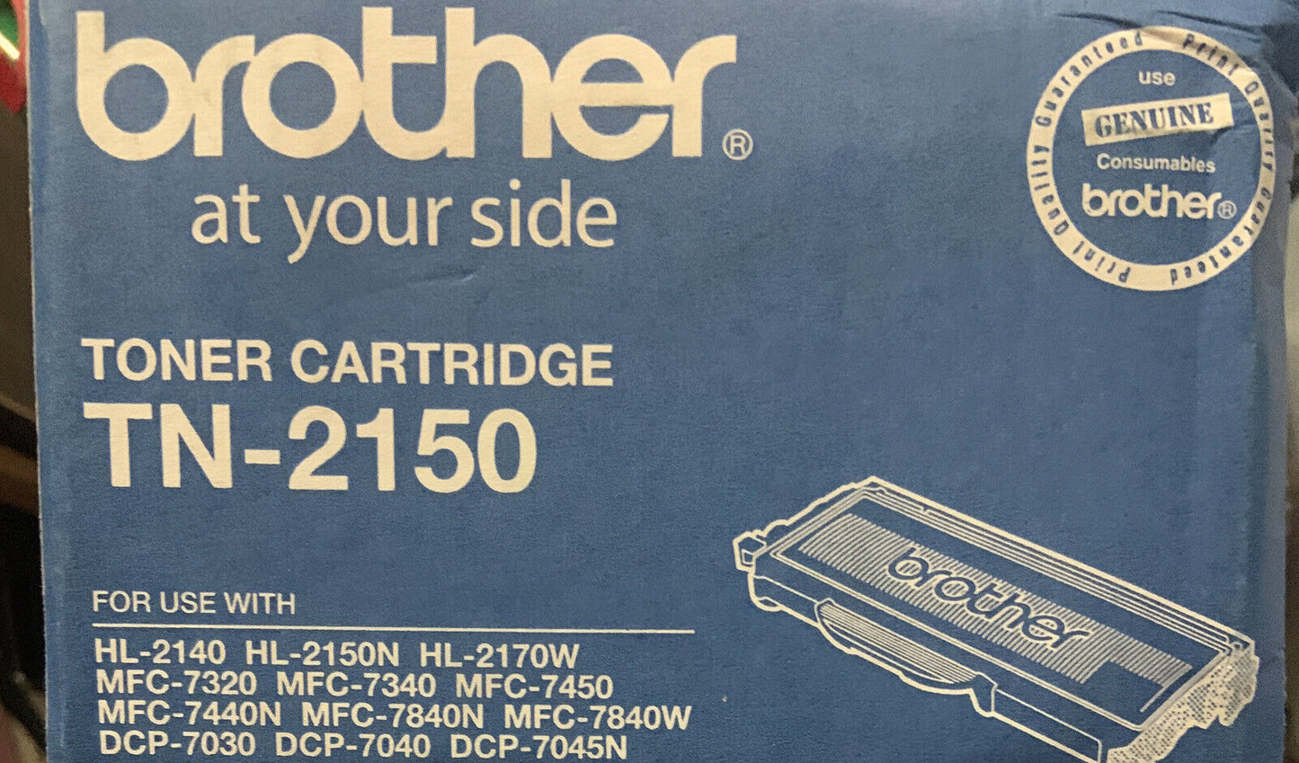 BROTHER TN2150 Original Ink Cartridge Came W Original Printer in Box NEW
