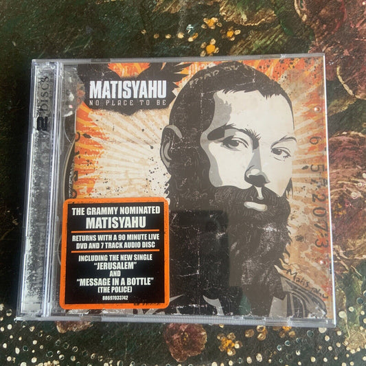 CD + DVD MATISYAHU No Place To Be Audio Music 2 Disc Set
