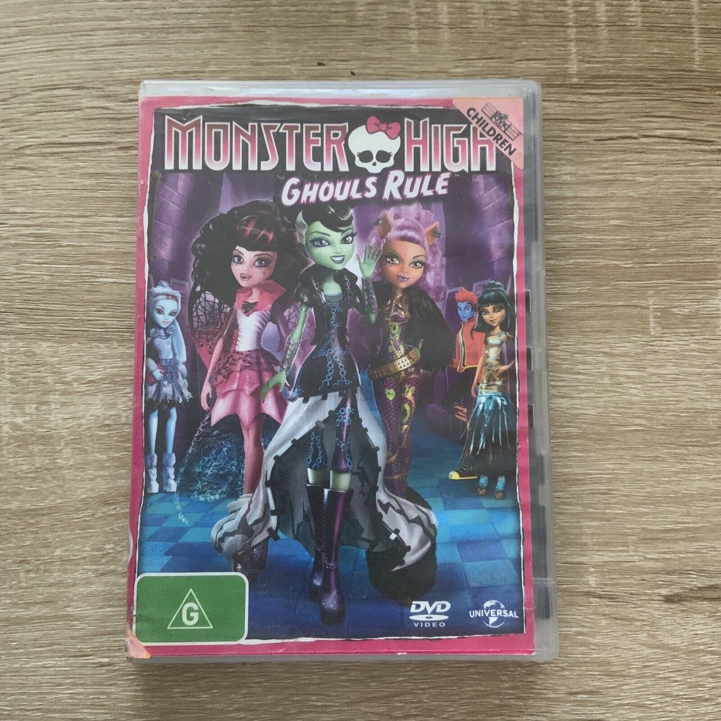 DVD MONSTER HIGH Ghouls Rule Movie R4 AU Animated Childrens Kids Movie