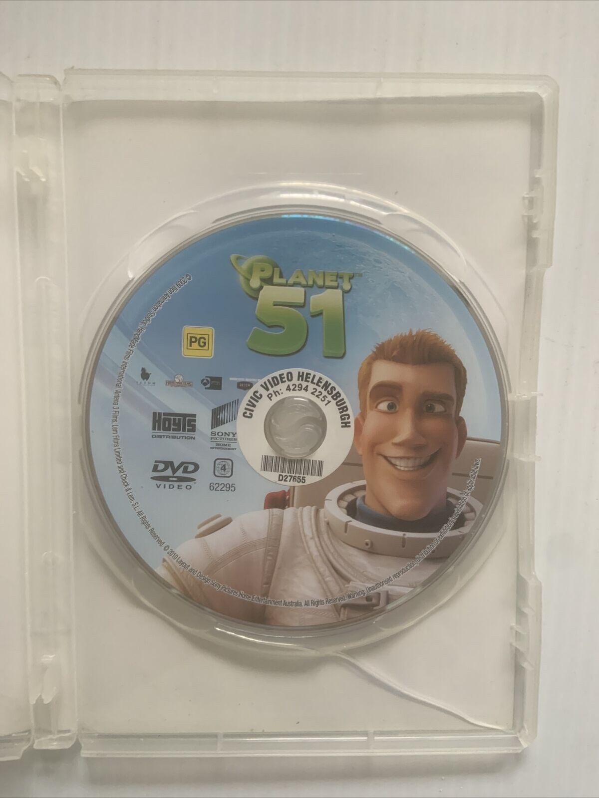 DVD PLANET 51 Family Animated Movie 2009 Dwayne Johnson Adventure R4 Aliens