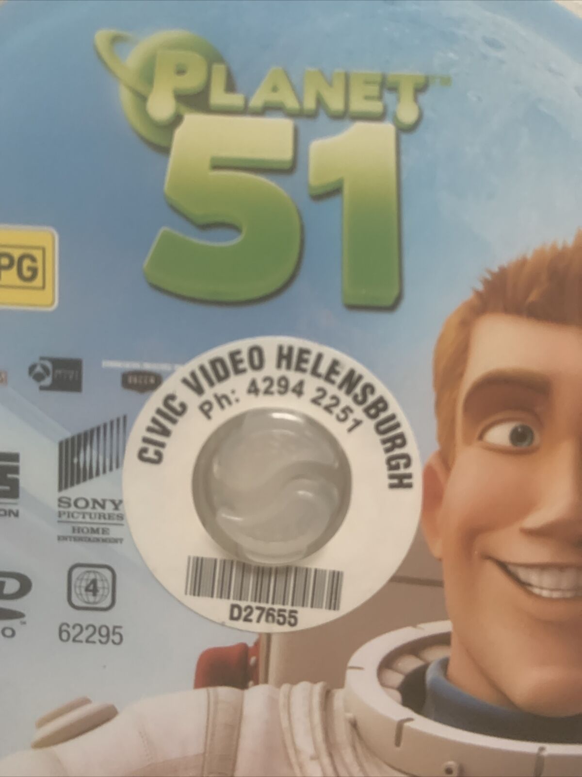 DVD PLANET 51 Family Animated Movie 2009 Dwayne Johnson Adventure R4 Aliens