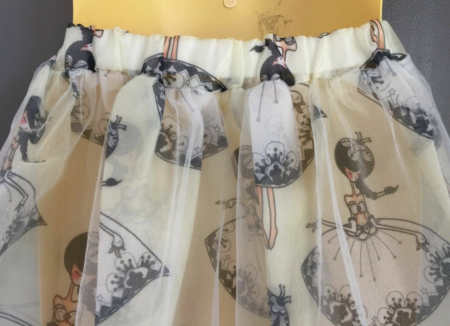 FASHION GIRL Fairy Skirt Tutu Net Overlay Elastic Waist Princess Size 2 3 & 4 5