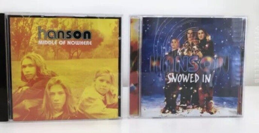 2 CD Bundle HANSON Middle of Nowhere &  Snowed In Christmas Music Audio Xmas