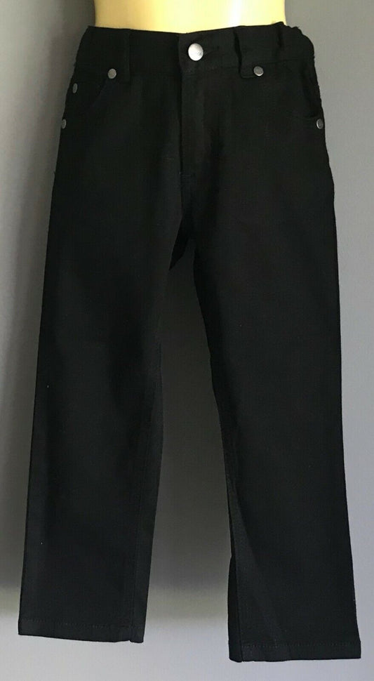 SOSOOKI Black Jeans Pants w Adjustable Waist by Dijana Dotur Boys 3 - 4 yr  NEW