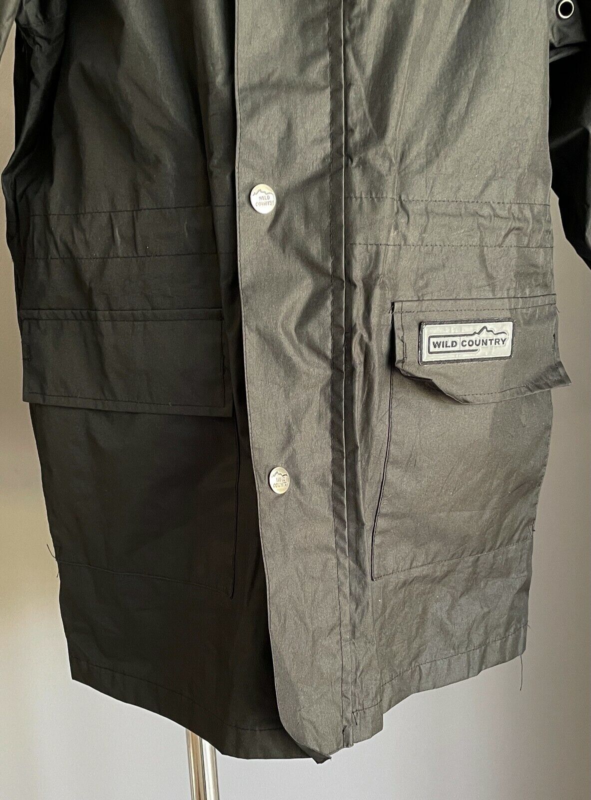 WILD COUNTRY Dressy Black Zip Stockman Style Coat Outdoor Boys Size 8 NEW