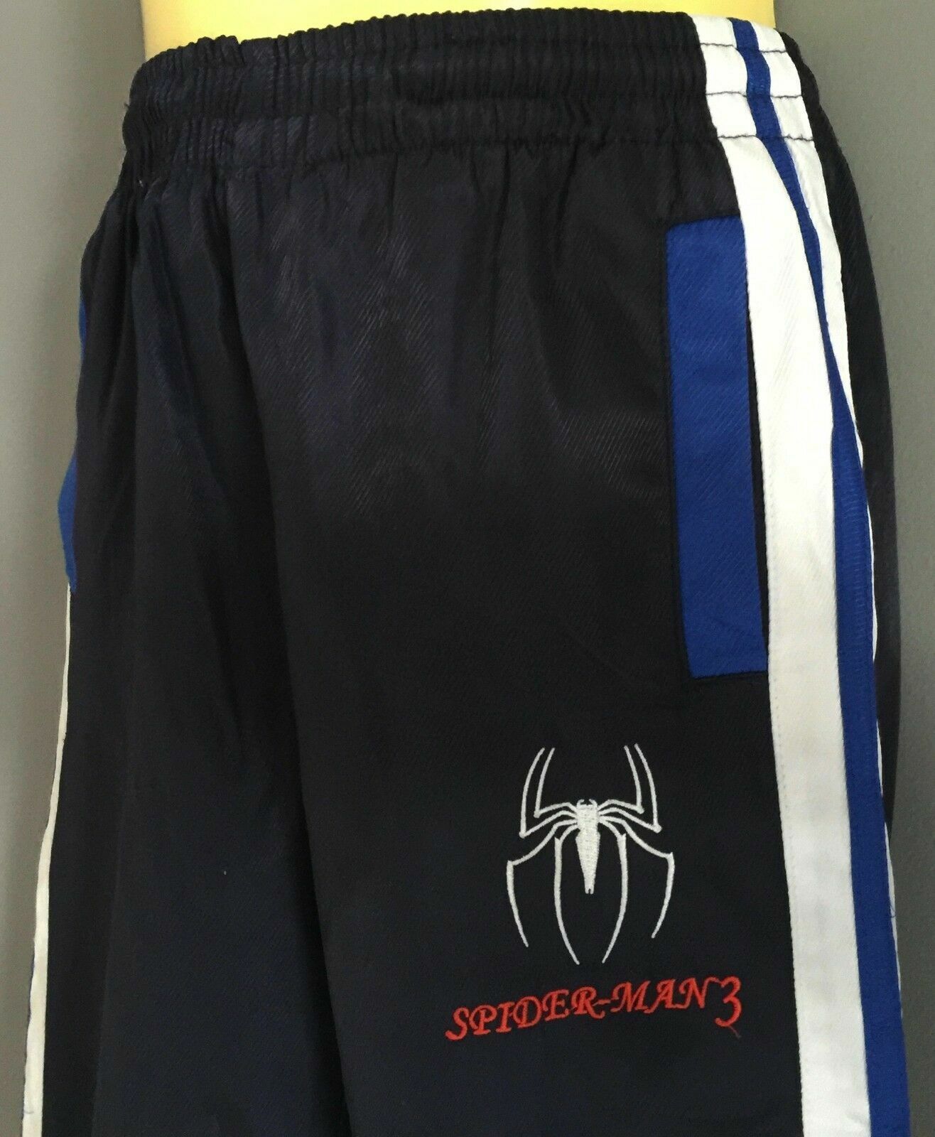 SPIDERMAN Tracksuit Blue & White Elasticised Waist Pants Teen Boys Size 3