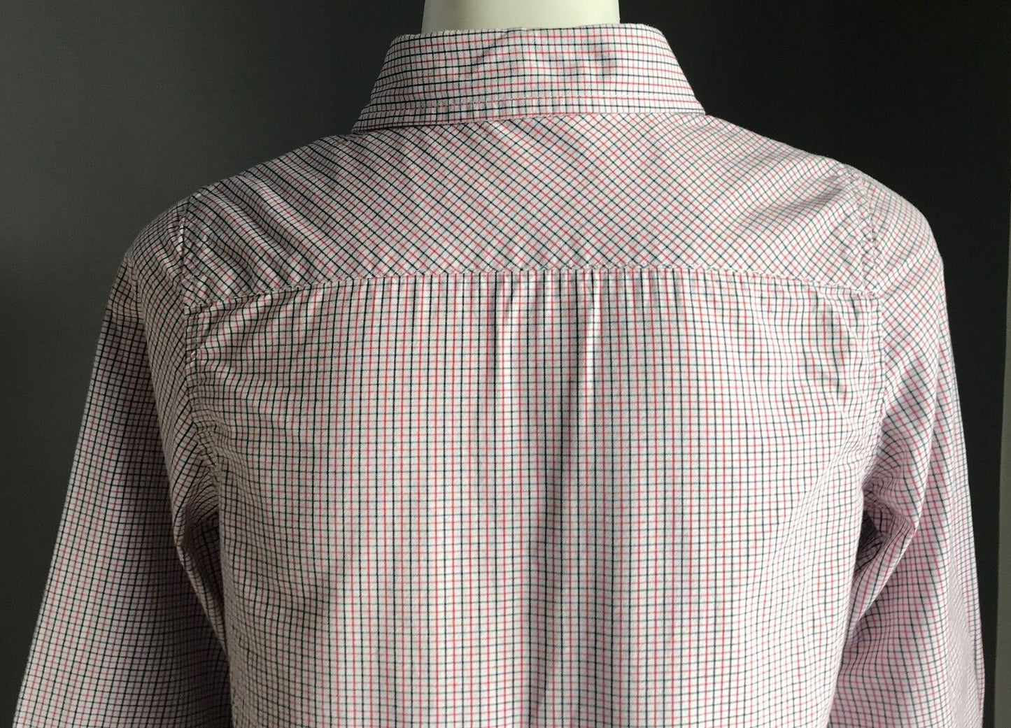 SEED Check Shirt Blue Red & White Long Sleeve  Boys Size 6 - 7 Smart Casual