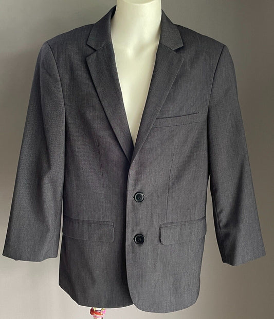 Suit Jacket PETER MORRISSEY KIDS Charcoal Grey Long Sleeve Blazer Boys Size 10