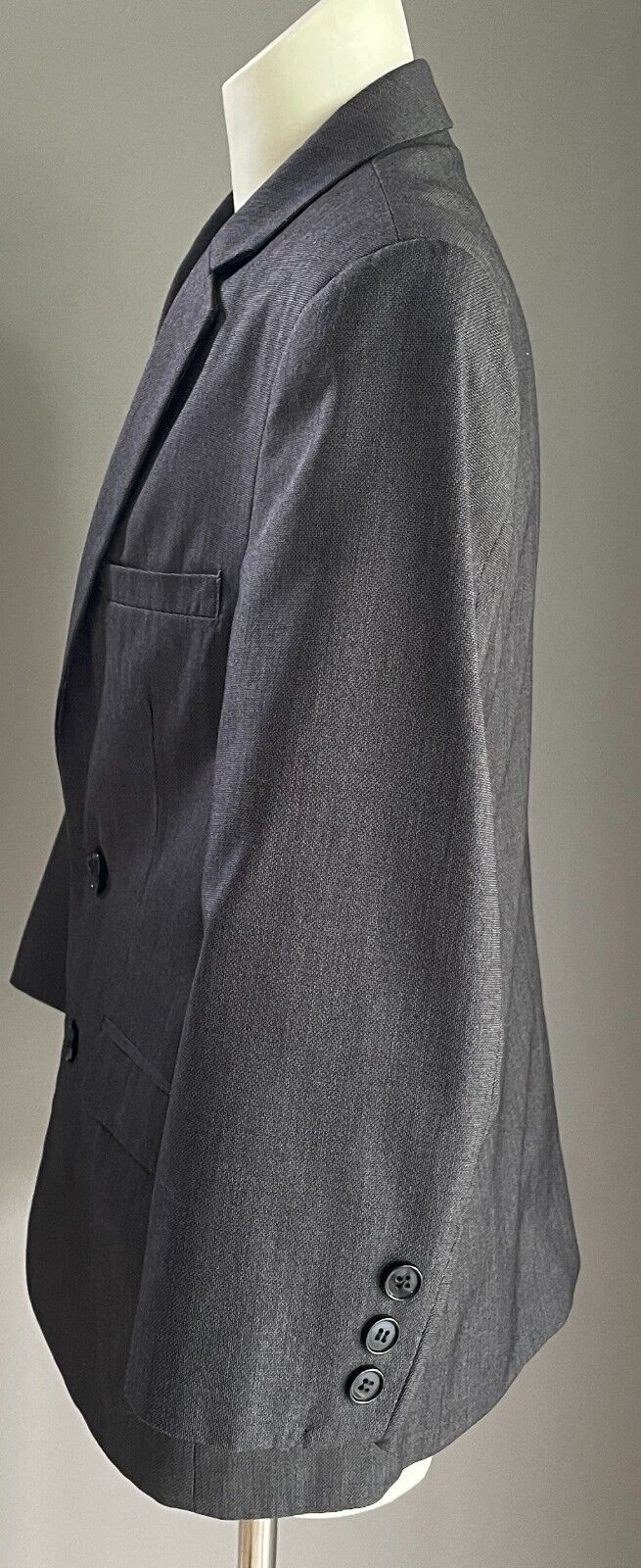 Suit Jacket PETER MORRISSEY KIDS Charcoal Grey Long Sleeve Blazer Boys Size 10
