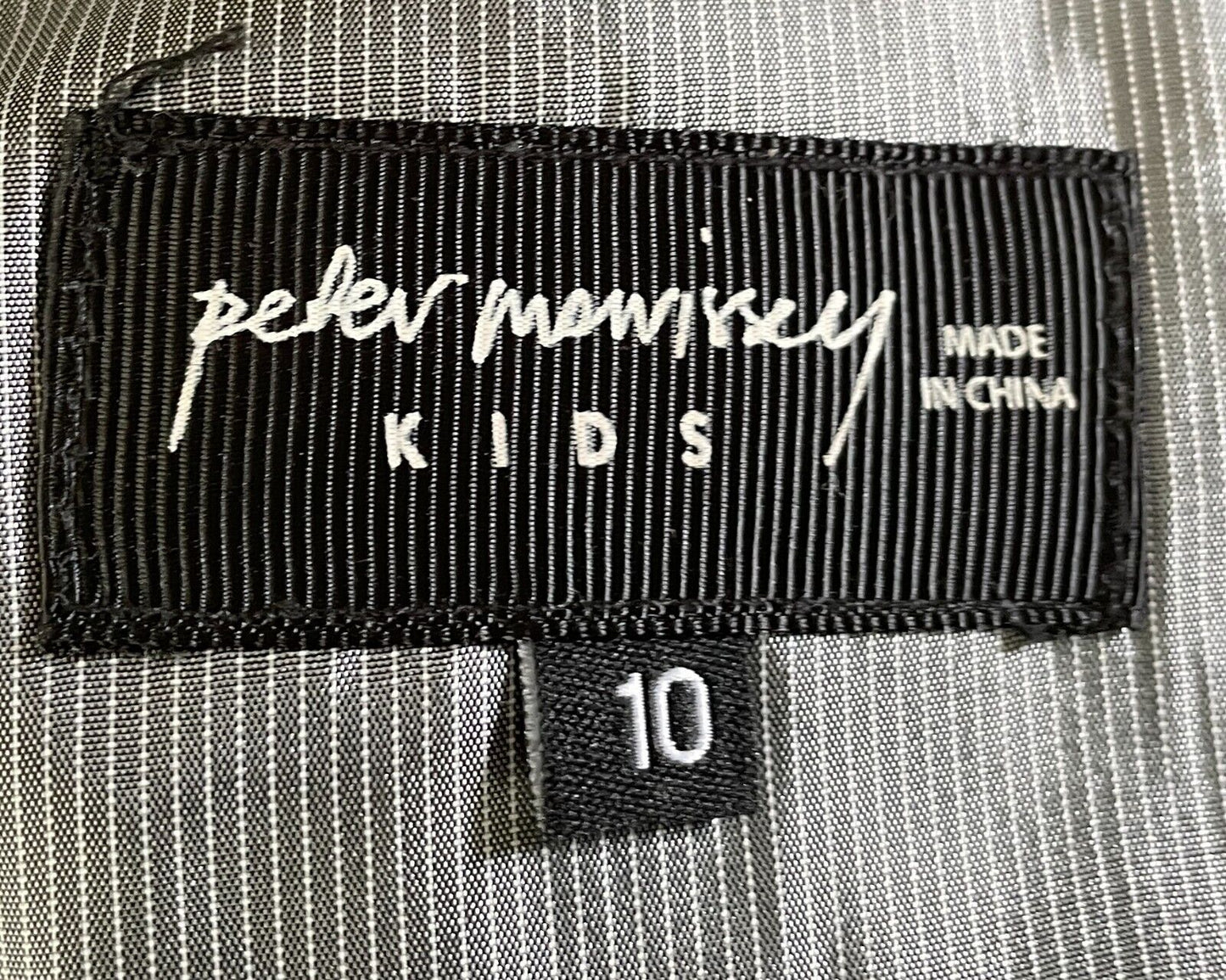 Suit Jacket PETER MORRISSEY KIDS Charcoal Grey Long Sleeve Blazer Boys Size 10