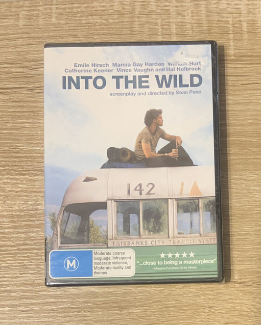 DVD INTO THE WILD Movie Sean Penn Emile Hirsch William Hurt 2007 Sealed NEW