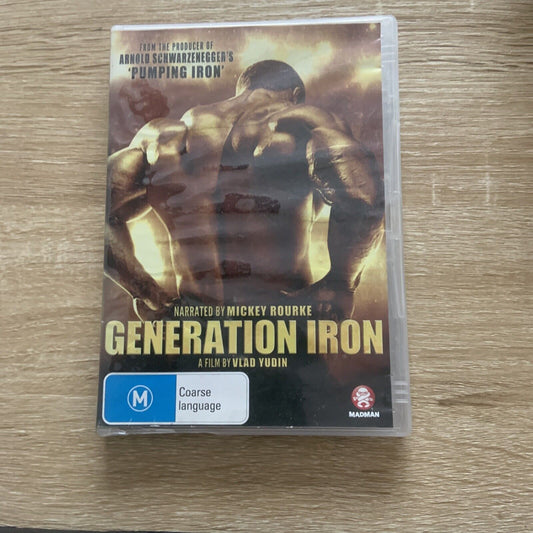 DVD Generation Iron * Narrated By Mickey Rourke Australia R4 Vlad Yudin