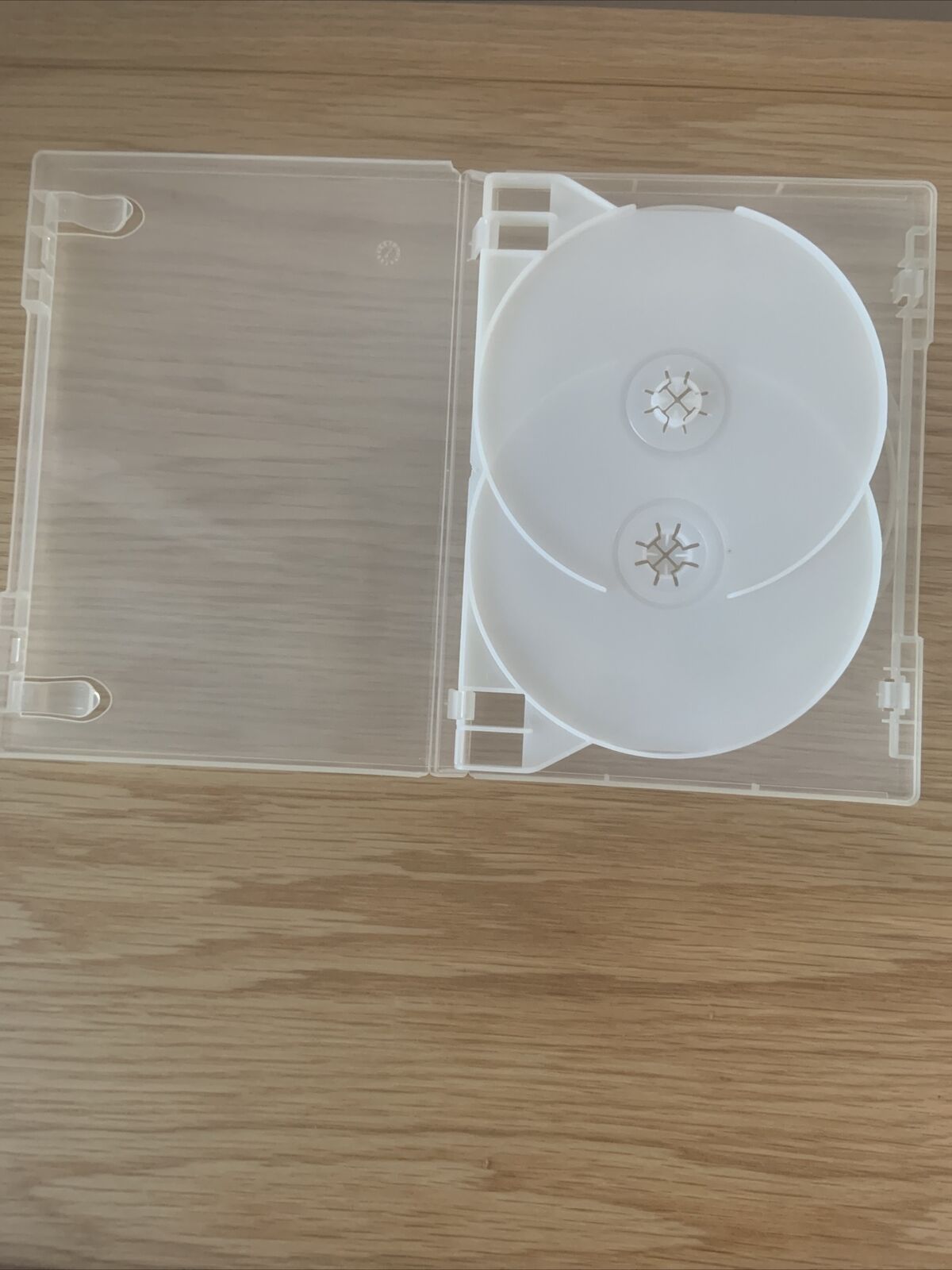 6x DVD CD Cover Case HOLDS 3 Discs & Booklet Replacement Clear 25mm Title Sleeve