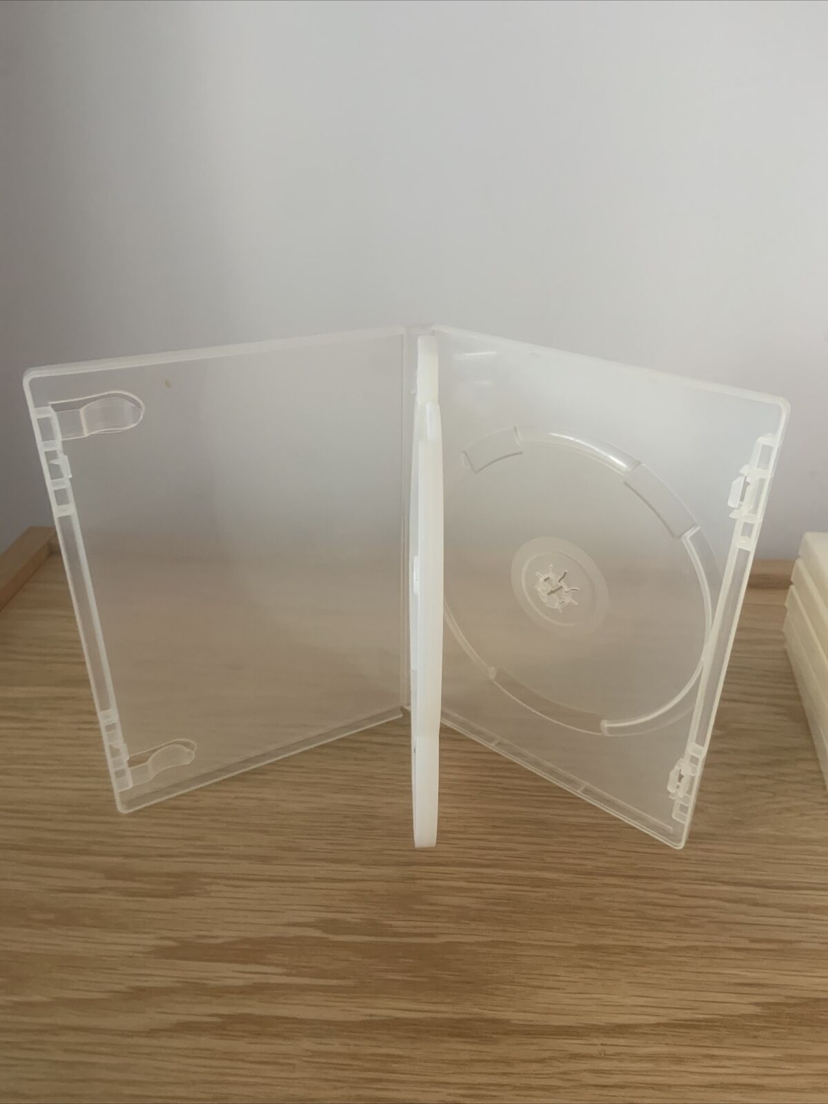 6x DVD CD Cover Case HOLDS 3 Discs & Booklet Replacement Clear 25mm Title Sleeve