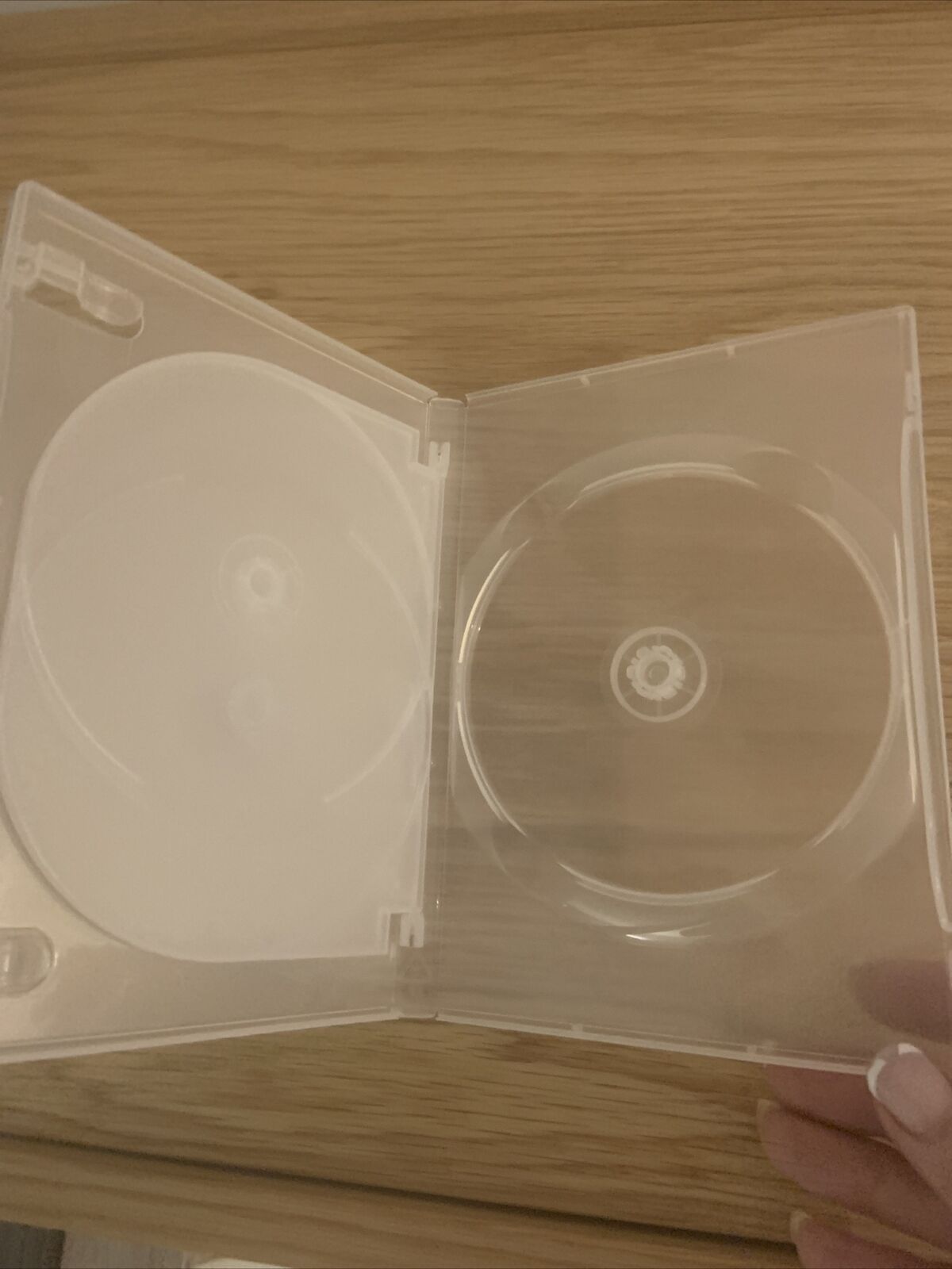 3x DVD CD Cover Case HOLDS 4 DISCS & Booklet Clear 25mm Replacement Title Sleeve