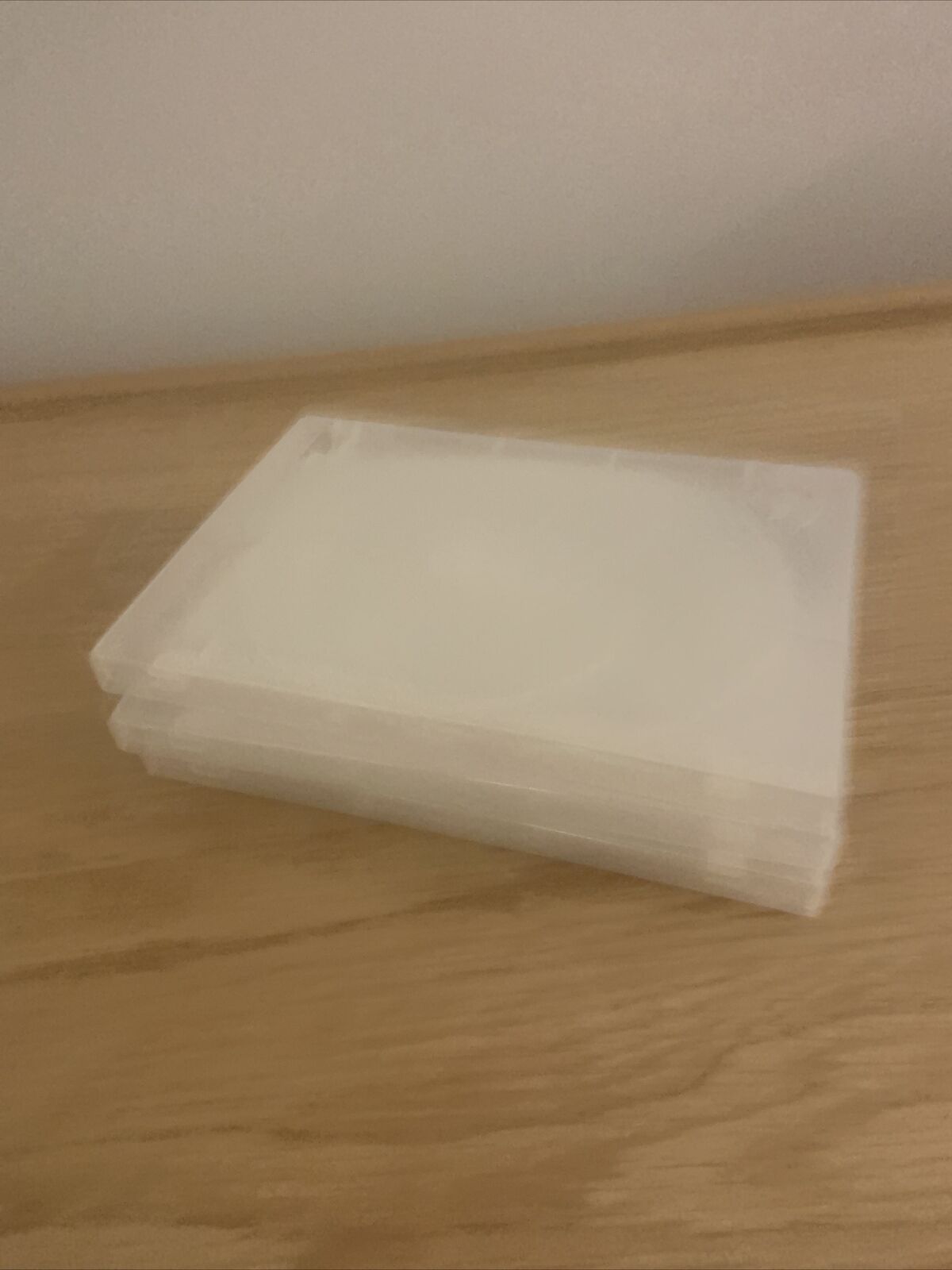3x DVD CD Cover Case HOLDS 4 DISCS & Booklet Clear 25mm Replacement Title Sleeve