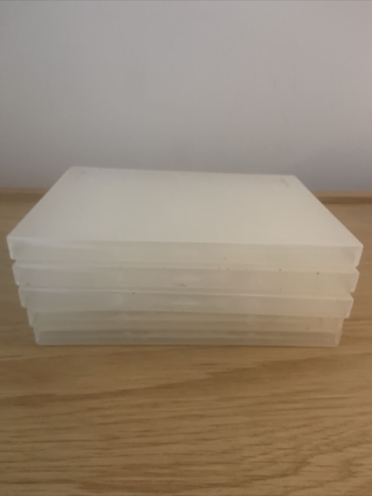 5x Single DVD CD Cover Case Clear 25mm HOLDS 1 Disc & Booklet Replacement Sleeve