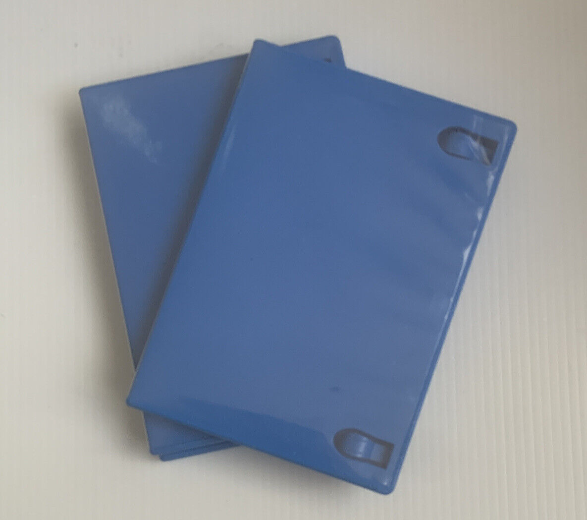 3x DVD CD  Cover Case HOLDS 1 Disc & Booklet Blue 25mm Replacement Title Sleeve