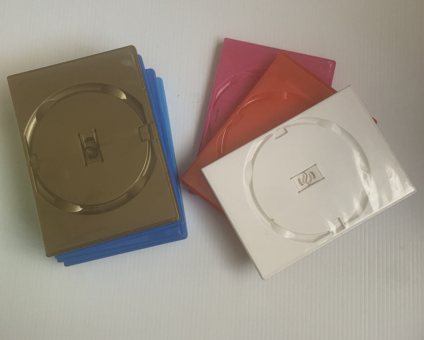 8x DVD CD Cover Case HOLDS 1 Disc & Booklet 25mm Replacement Title Sleeve