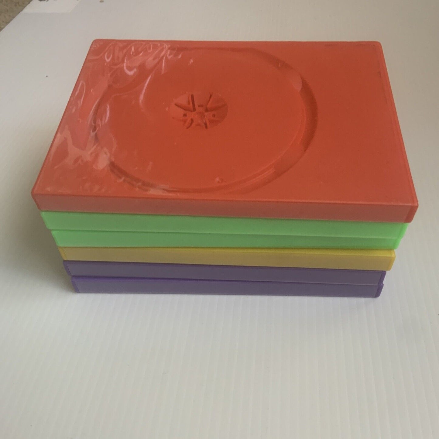 6 x DVD CD Cover Case HOLDS 2 Discs 25mm Replacement Title Sleeve Double Colour