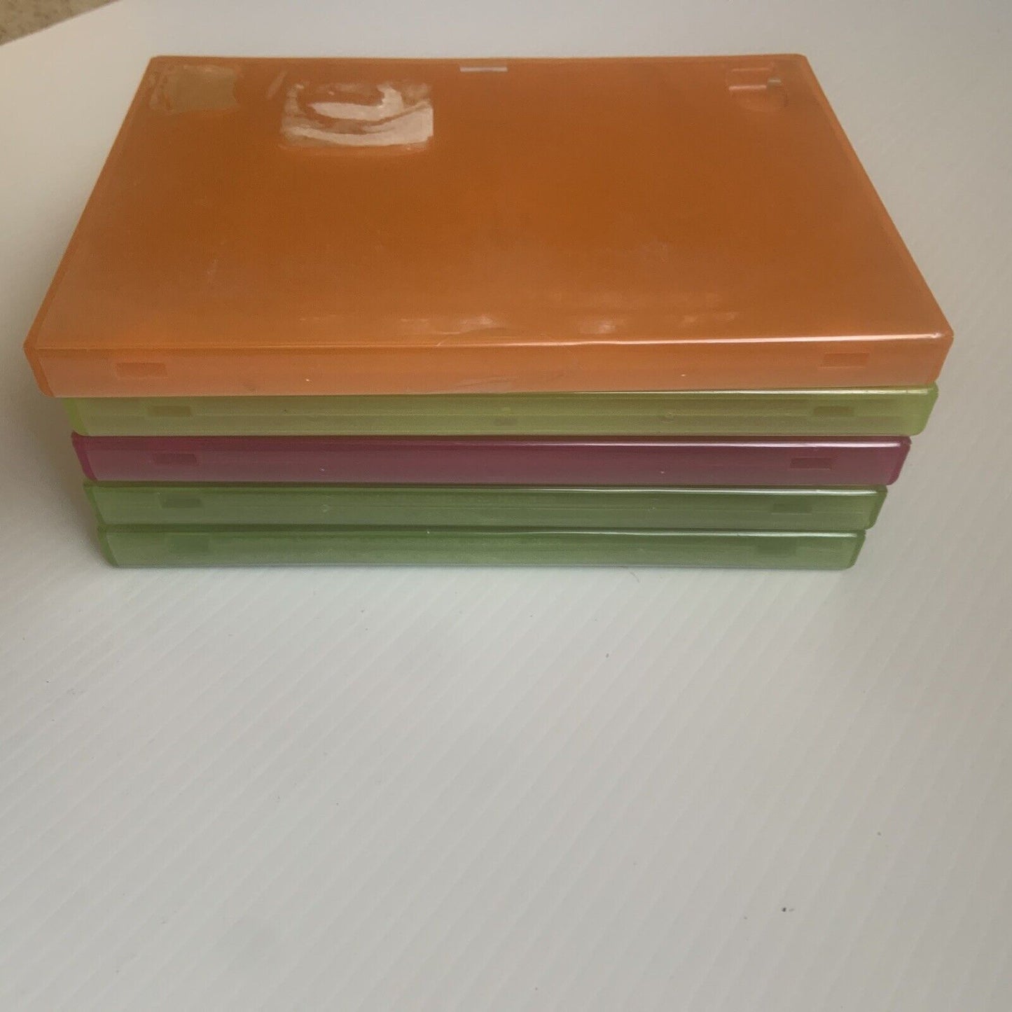 5x DVD CD Cover Case HOLDS 1 Disc Single 25mm Booklet Replacement Sleeve Colour