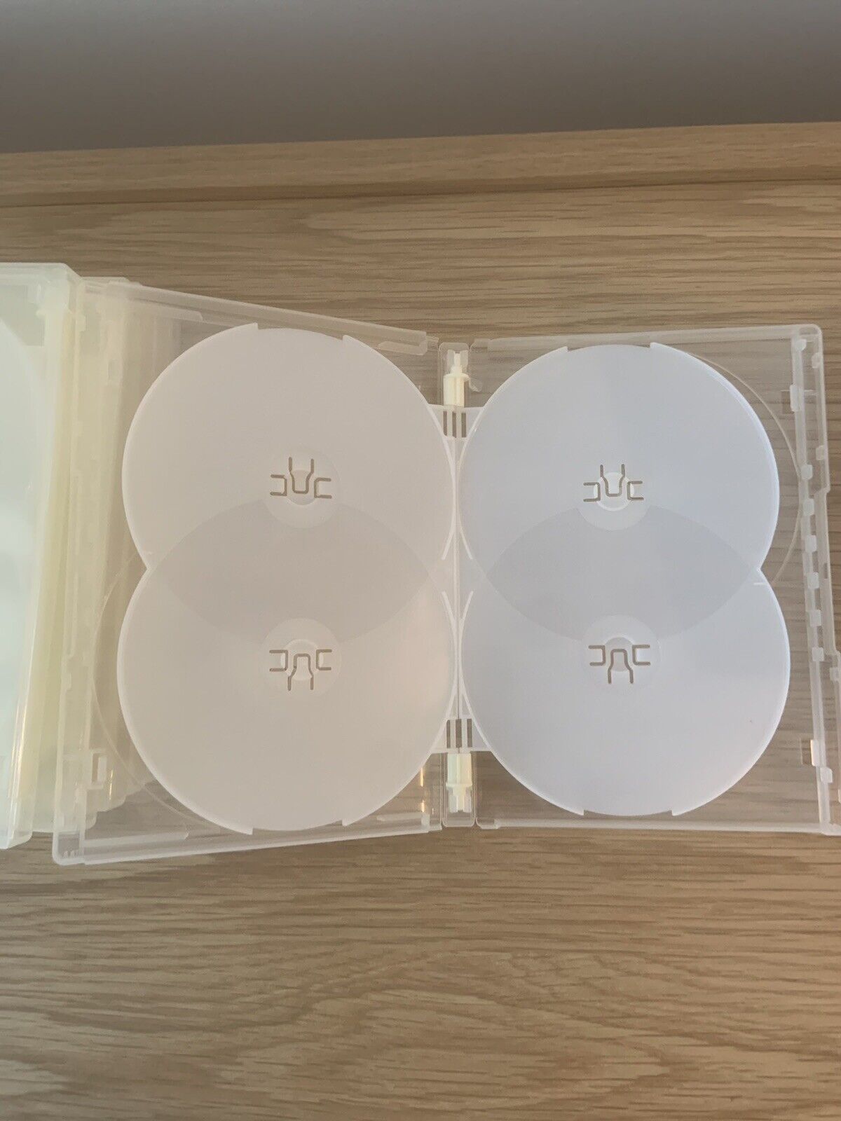 16 x DVD CD Cover Case HOLDS 6 Discs Clear 25mm Quality Replacement Title Sleeve