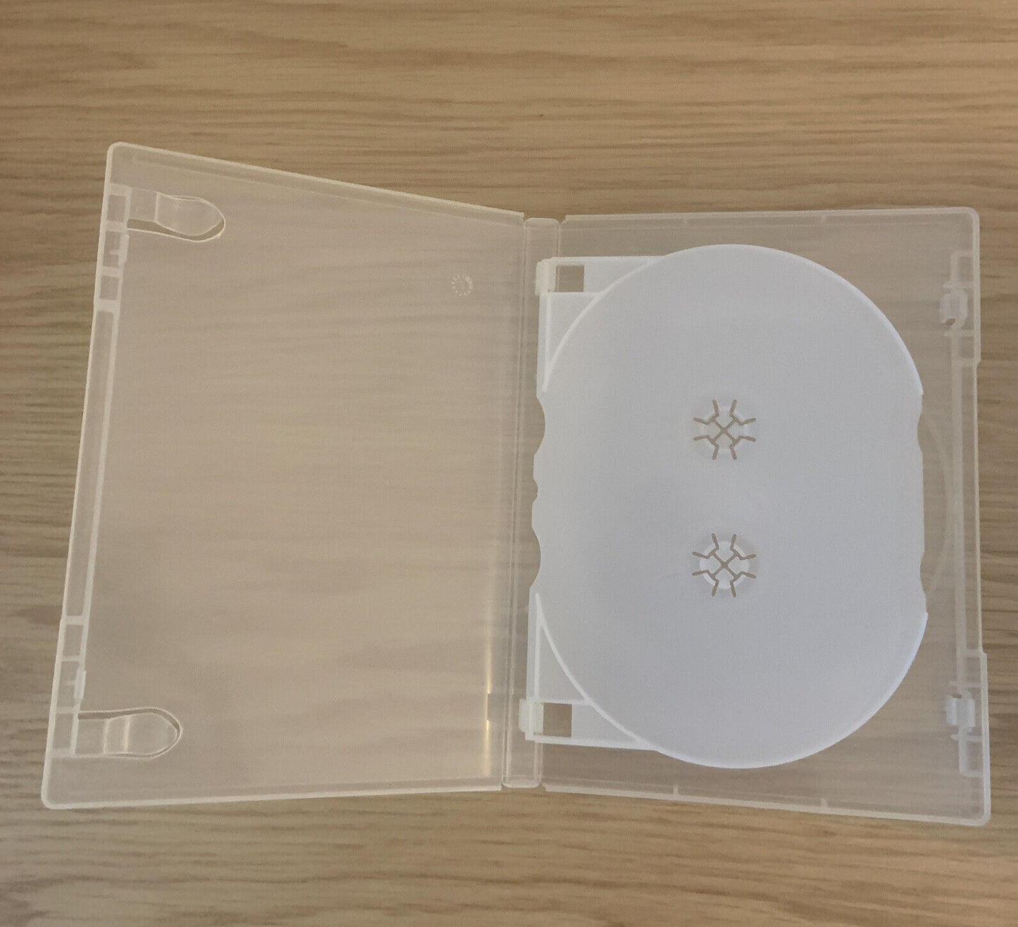 7 x DVD CD Cover Case HOLDS 3 DISCS Booklet Clear 25mm Replacement Title Sleeve