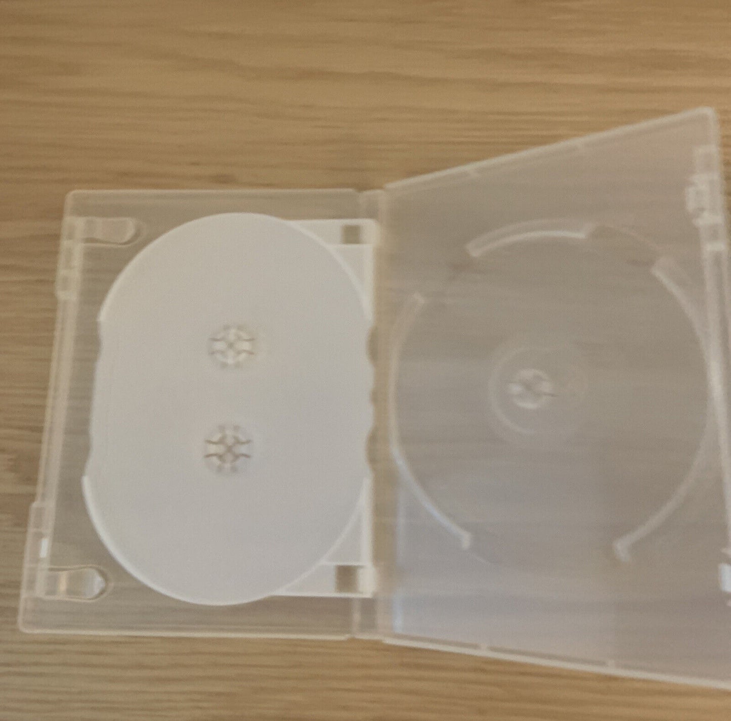 7 x DVD CD Cover Case HOLDS 3 DISCS Booklet Clear 25mm Replacement Title Sleeve