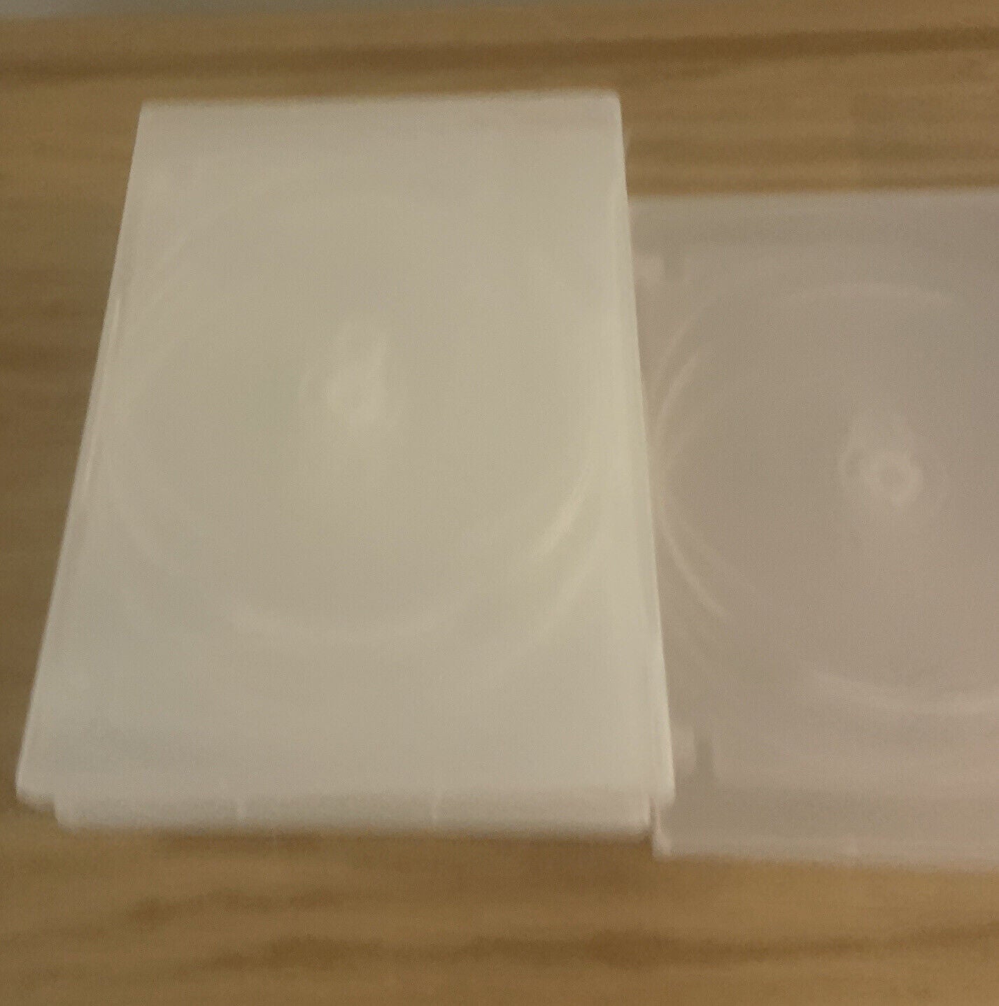 2x DVD CD Cover Case Clear 25mm HOLDS 4 Discs & Booklet Replacement Title Sleeve