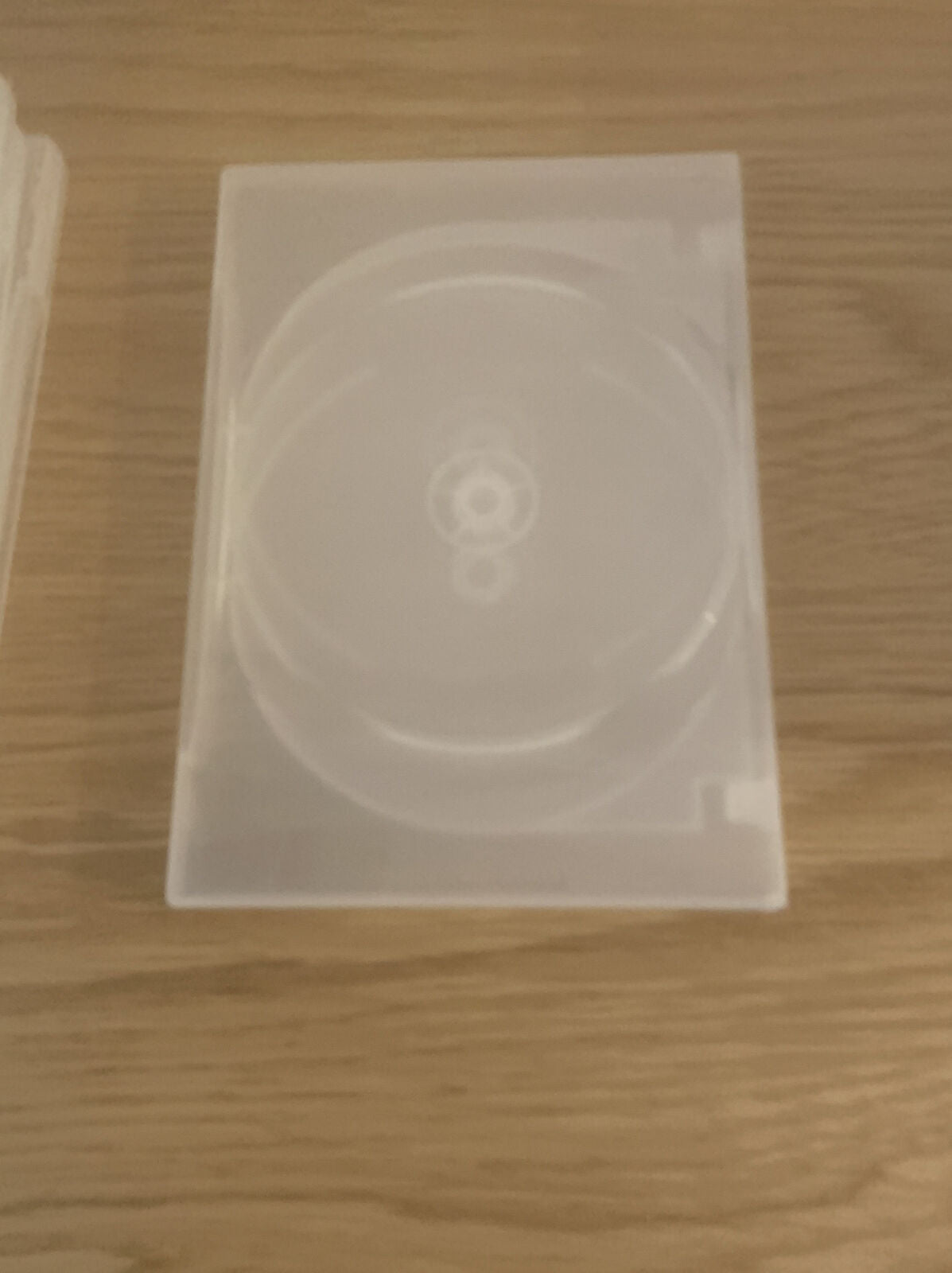 2x DVD CD Cover Case Clear 25mm HOLDS 4 Discs & Booklet Replacement Title Sleeve