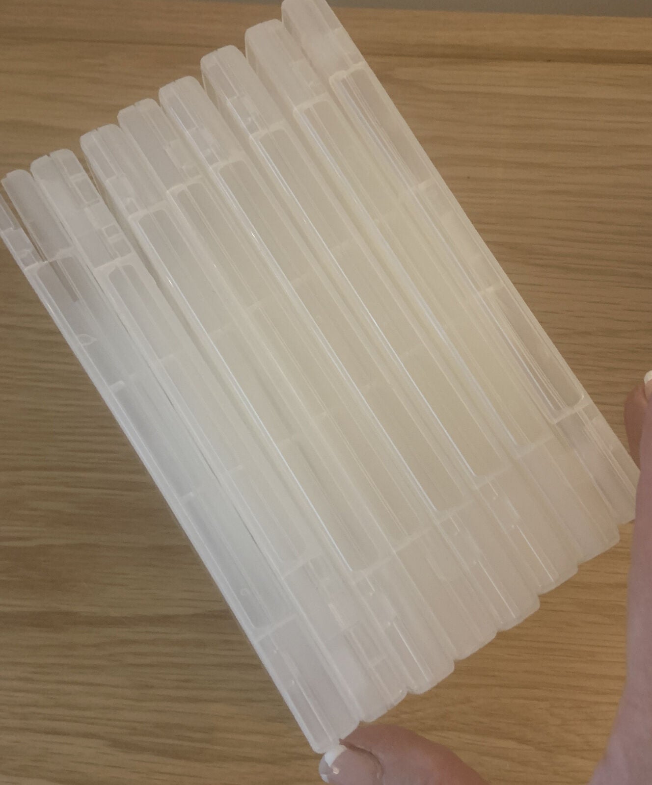 8 x DVD CD Cover Case HOLDS 3 DISCS Booklet Clear 25mm Replacement Title Sleeve