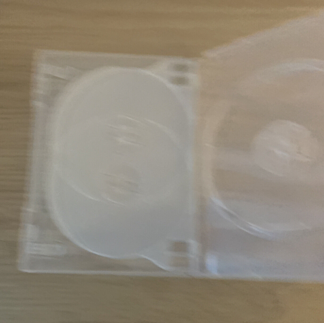2x DVD CD Cover Case HOLDS 3 DISCS & Booklet Clear 14mm Replacement Title Sleeve