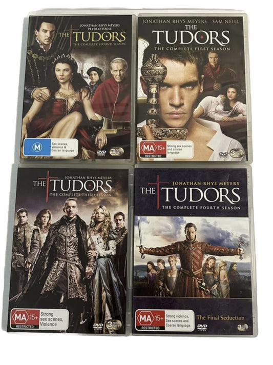 DVD Disc Set THE TUDORS Complete Season 1 2 3 4Historic Fiction Drama Sealed NEW