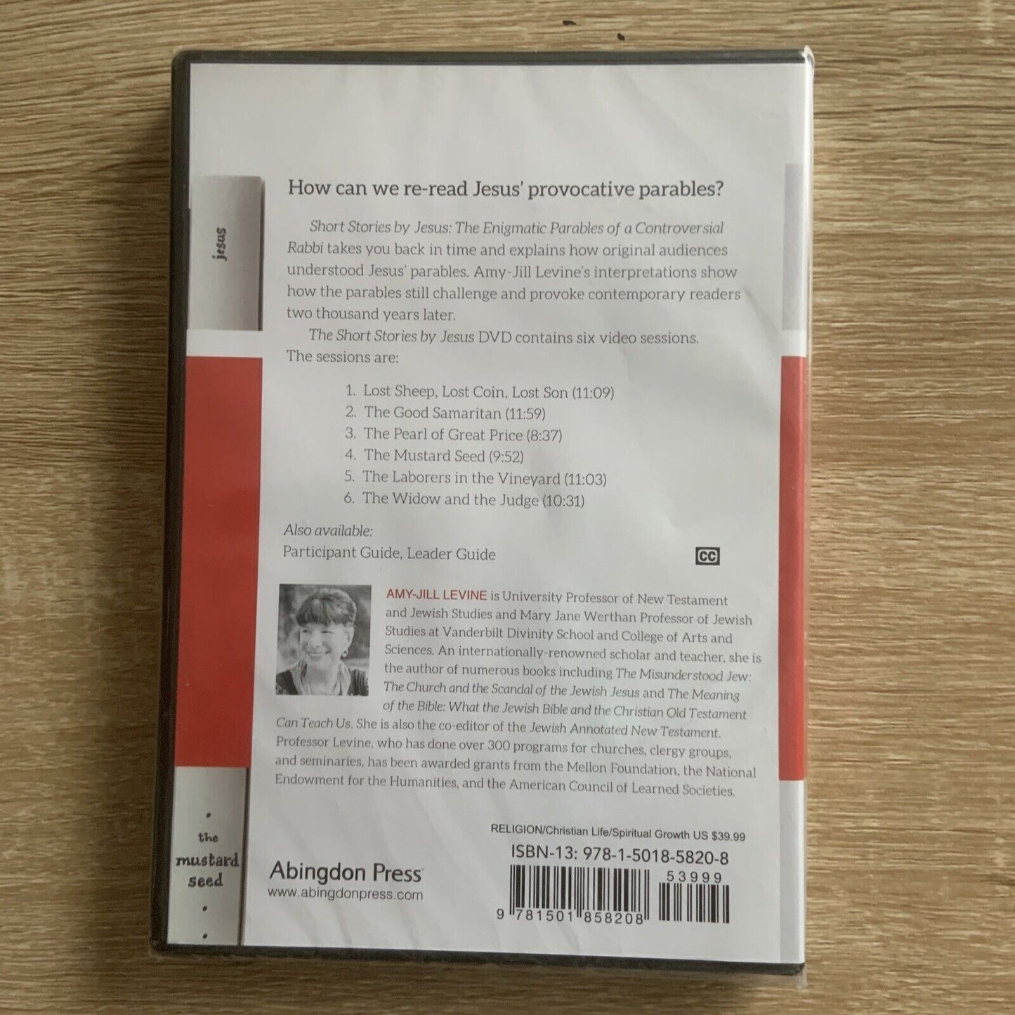 DVD SHORT STORIES by JESUS  Amy Jill Levine How Provocative Parables Sealed NEW