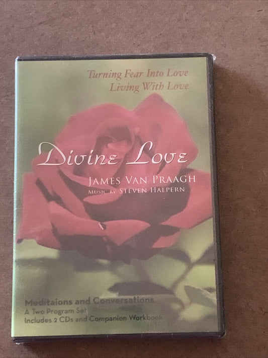 2 CD James Van Praagh DIVINE LOVE  Workbook Meditations Conversations RareN NEW