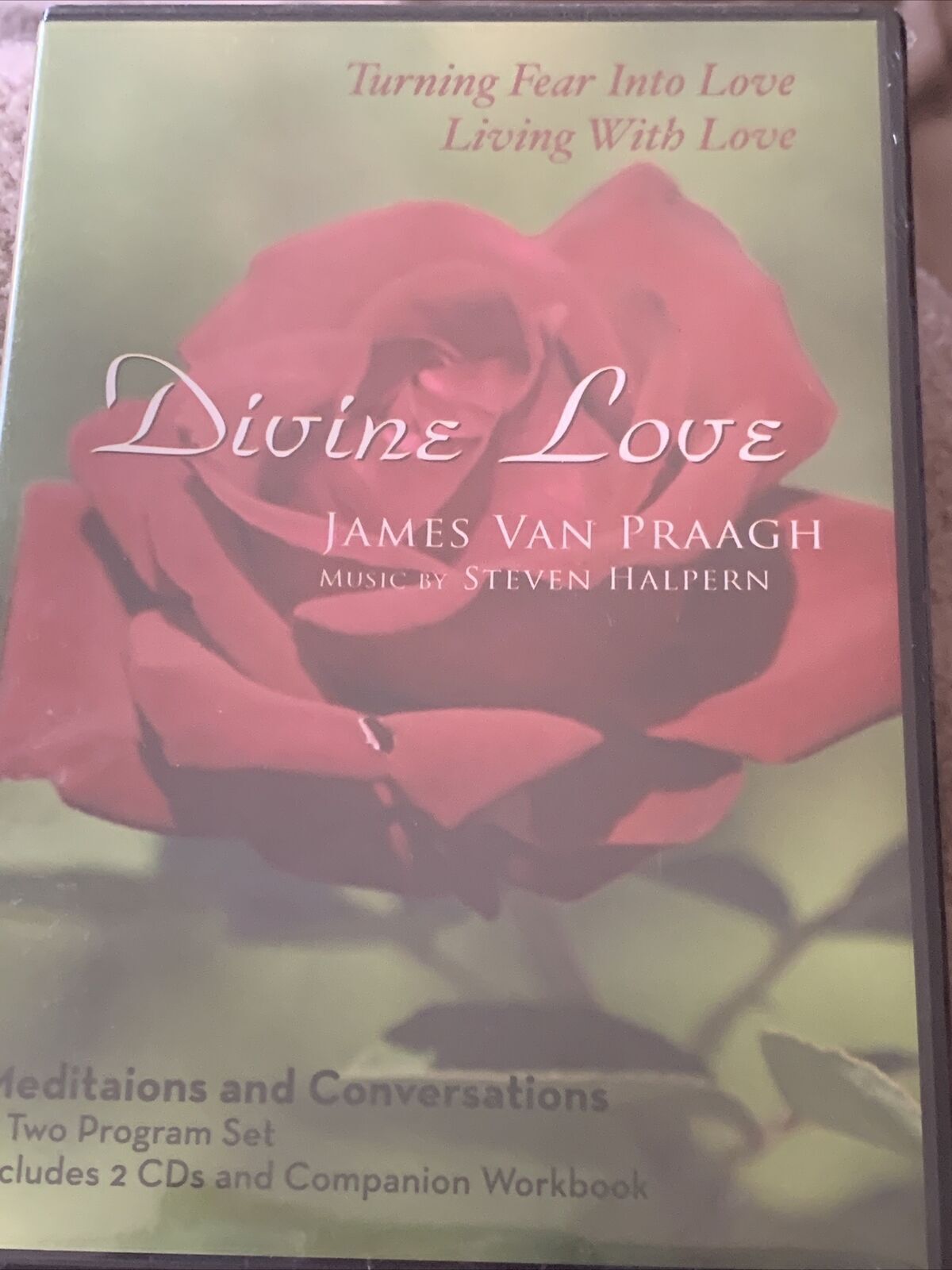 2 CD James Van Praagh DIVINE LOVE  Workbook Meditations Conversations RareN NEW