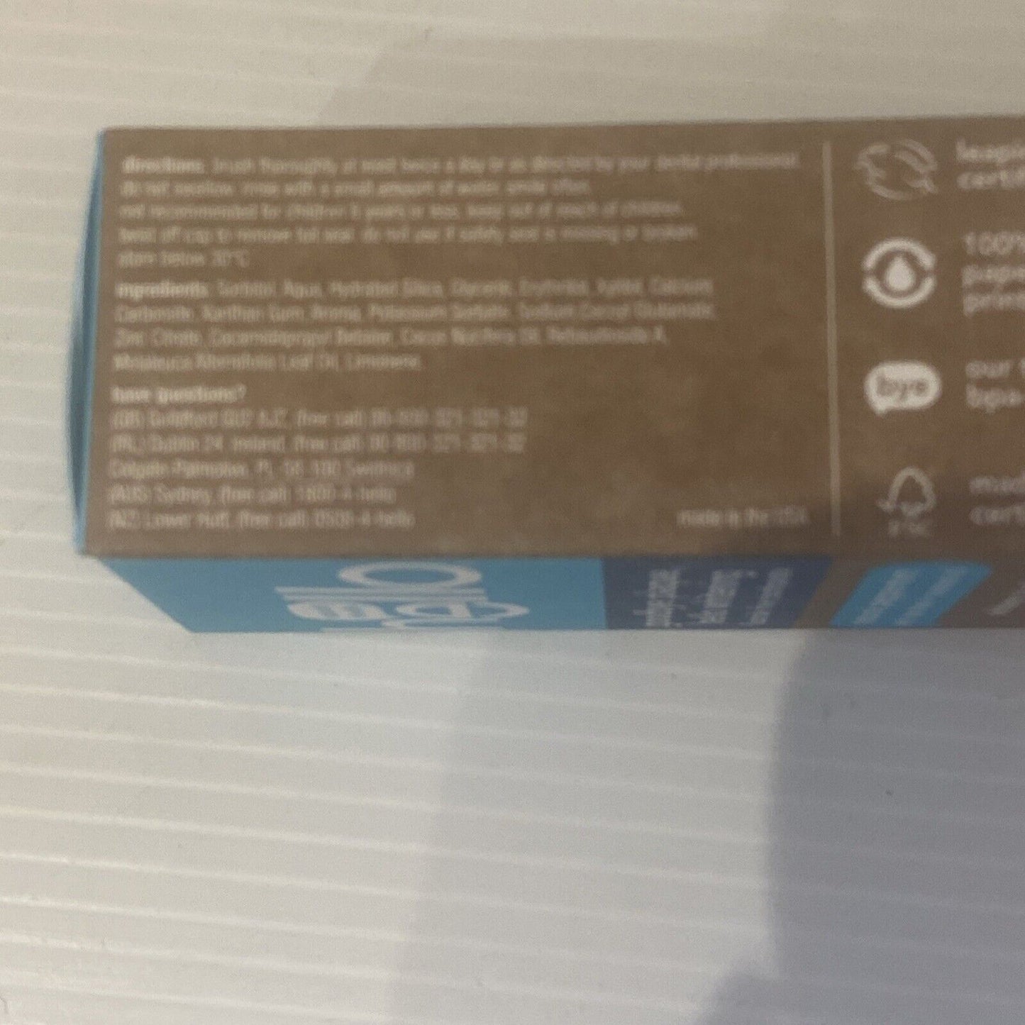 2 Pack Hello Antiplaque + Whitening Toothpaste FLUORIDE FREE Peppermint 110gm