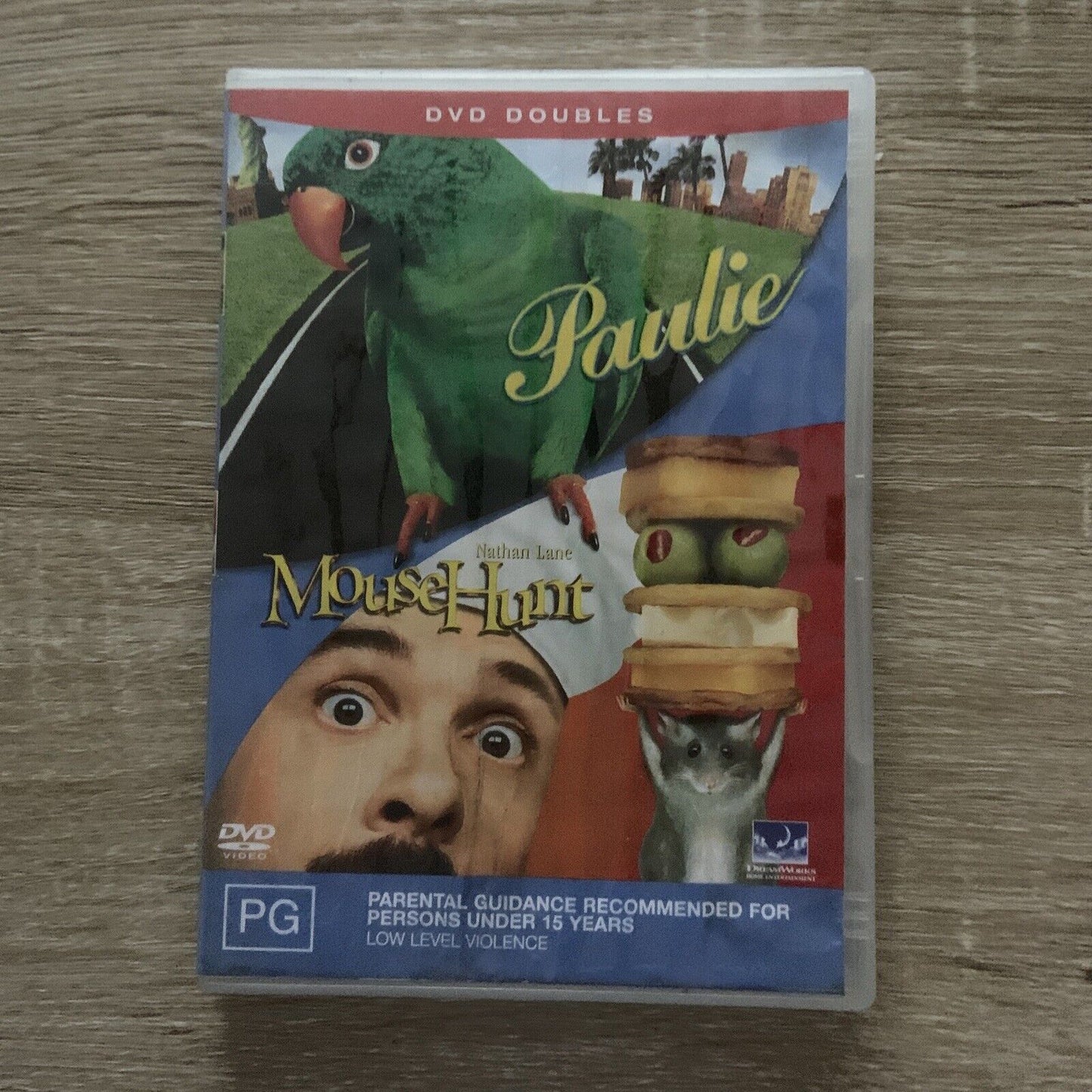 2 Disc DVD PAULIE & MOUSE HUNT Animation Family Comedy Set 1998 Double