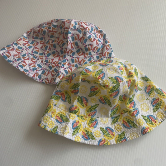 2 X AUSTRALIA DAY Kids Bucket Hat Cap Cotton Soft No Structure  Summer Style NEW