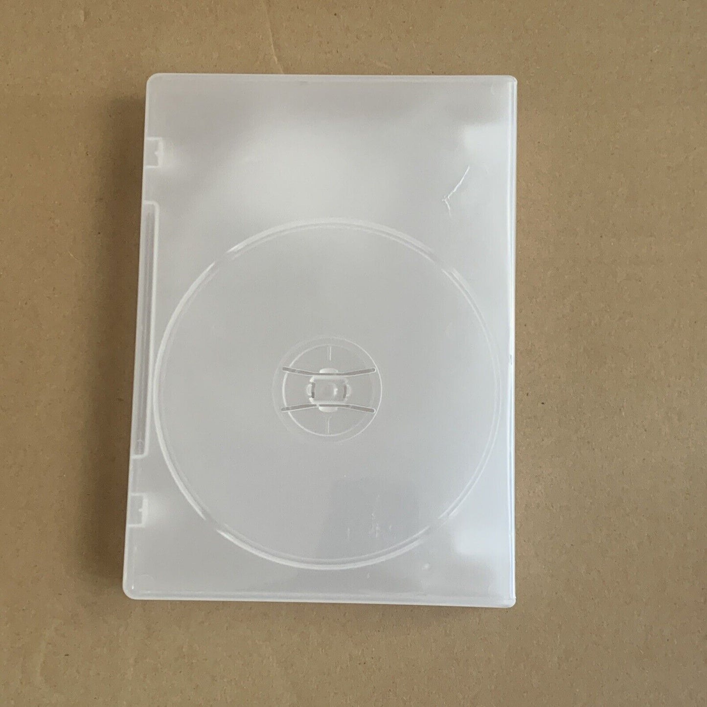1x CD DVD FAT Case HOLDS 4 Disc Clear 23mm Replacement Title Sleeve EMPTY